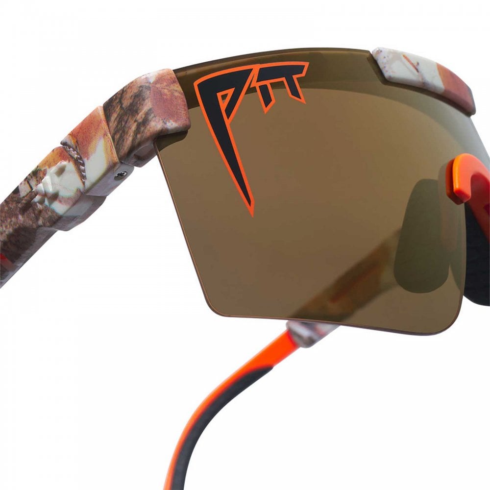 Pit Viper - Sunglasses - The Original 2.0 - THE ACTUALBUSH - Wide - Polarized HDPV Gold Iridium Lens