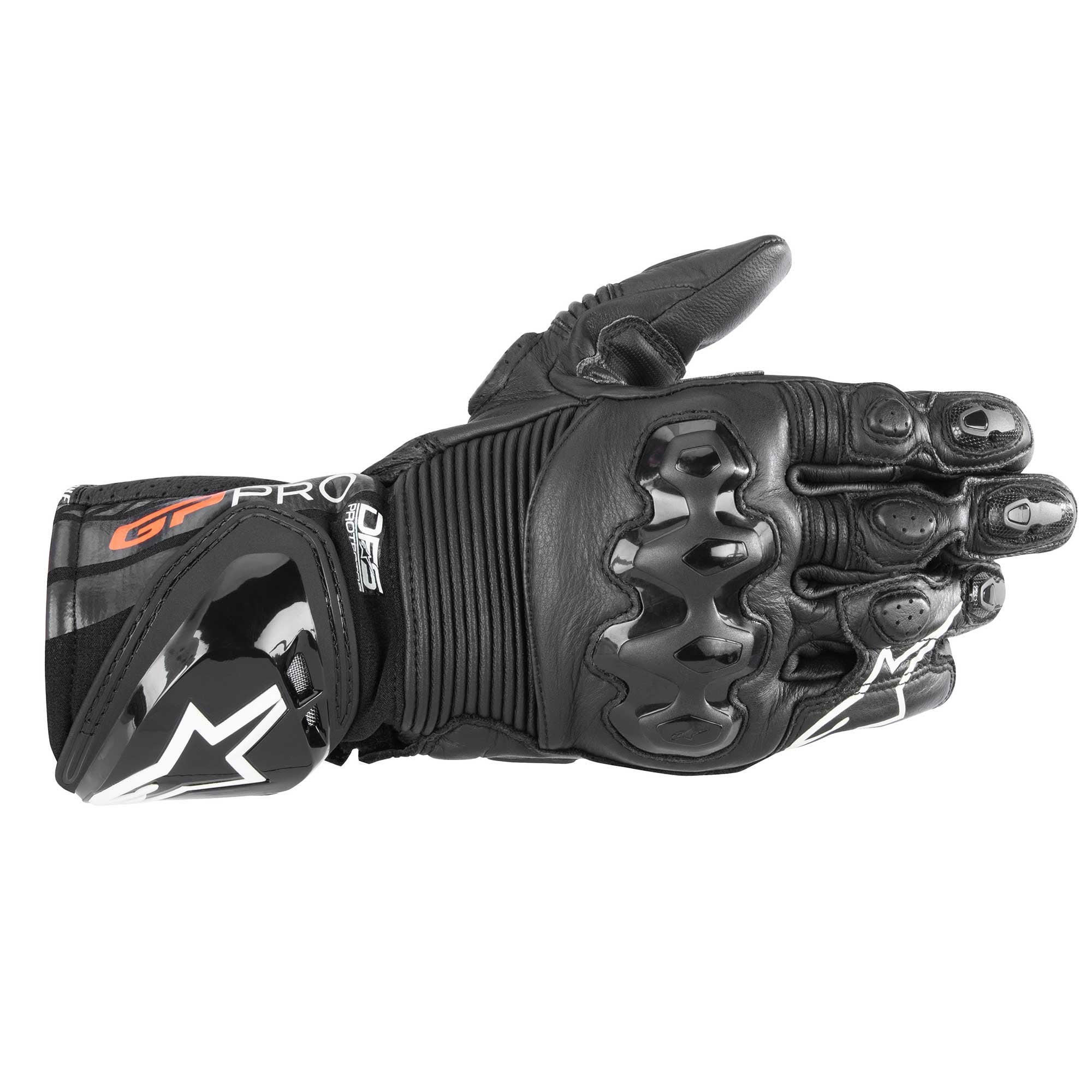 Alpinestars GP Pro R4 Motorcycle Race Leather Gloves (Black)