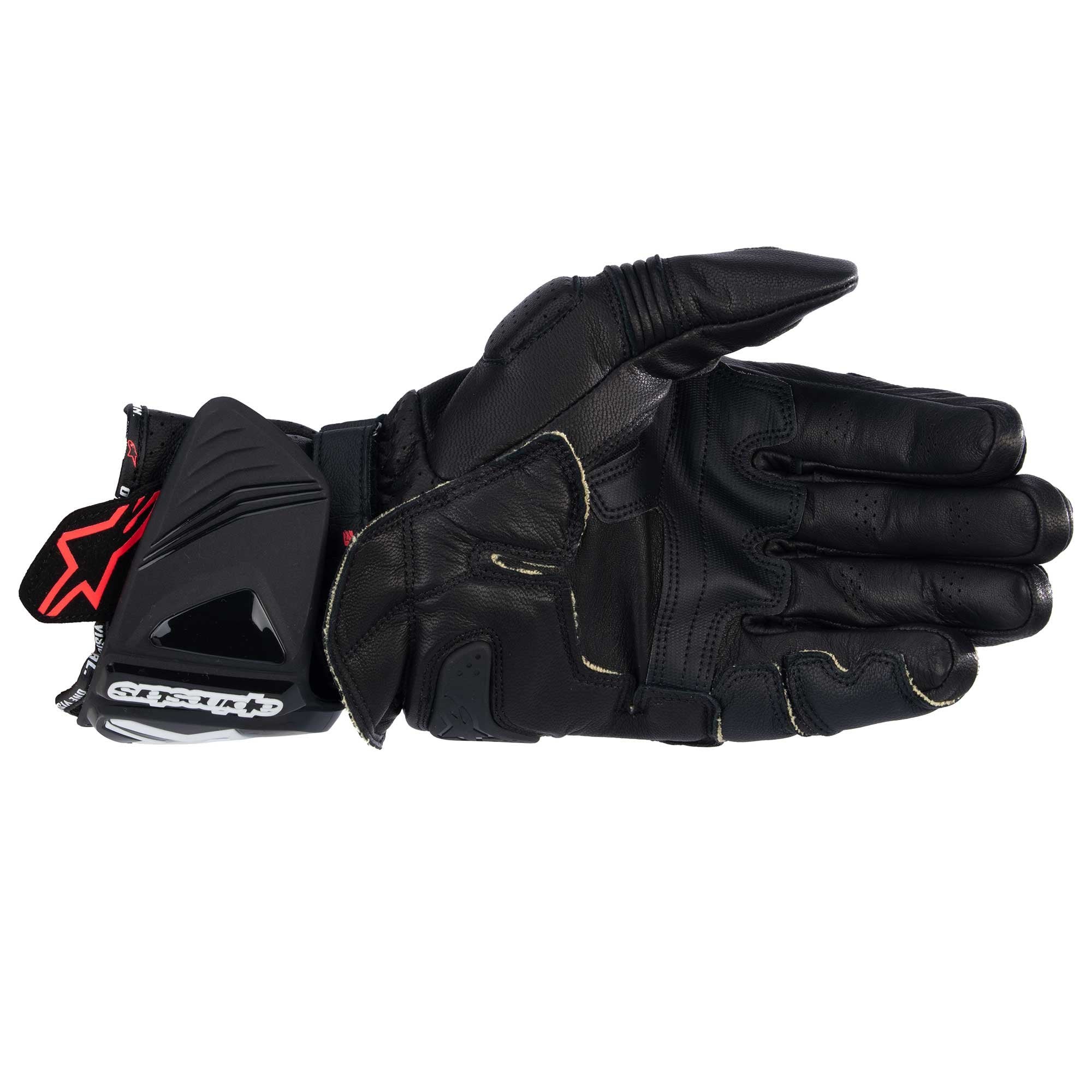 Alpinestars GP Pro R4 Motorcycle Race Leather Gloves (Black)