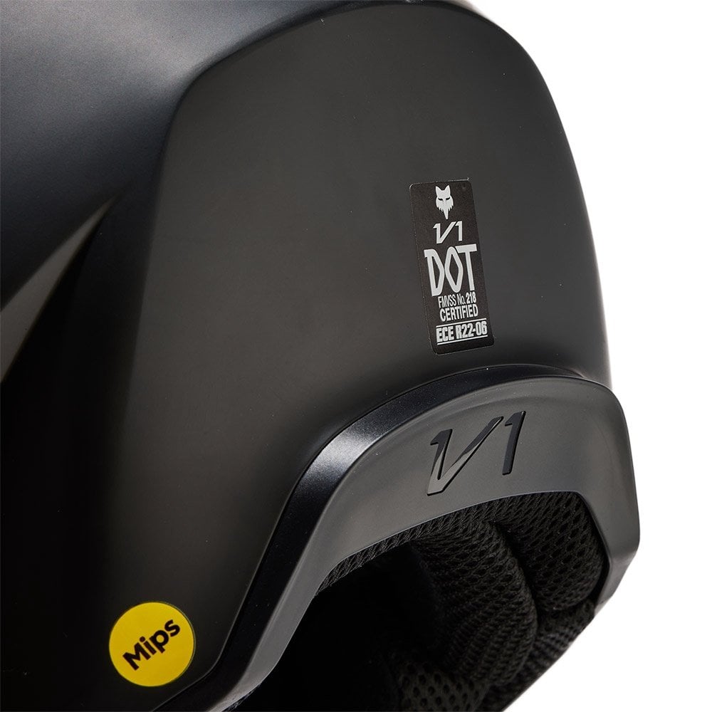 FOX MX | Enduro Helmet - V1 PLAIN (Matte Black)