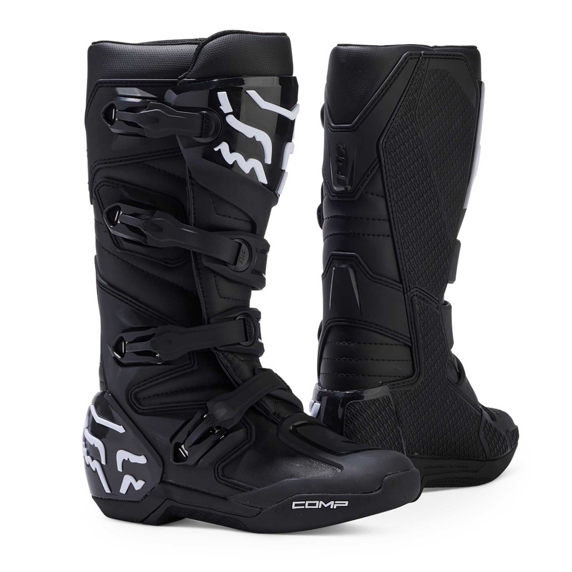 FOX Racing Youth Motocross Boots - COMP (Black/White)