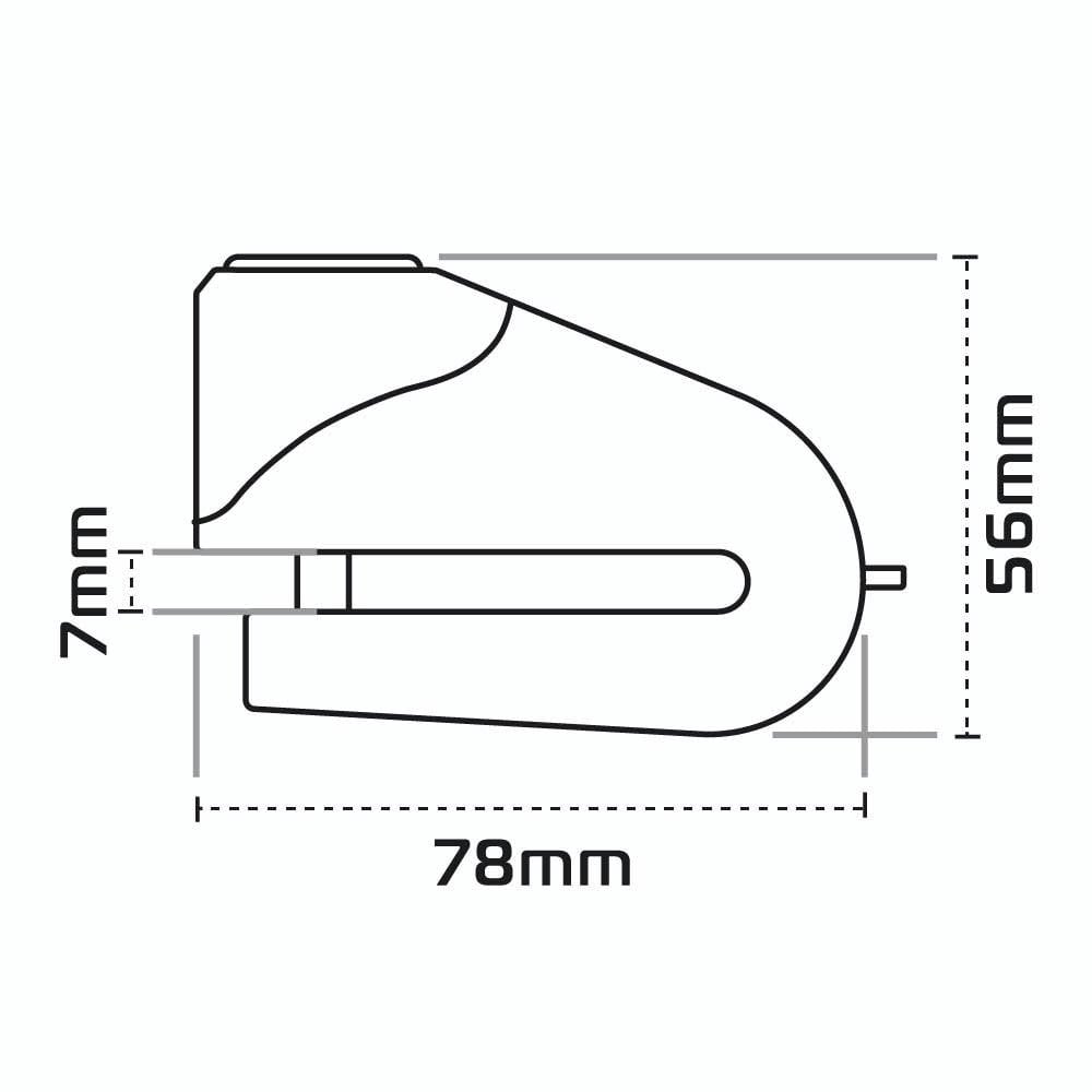 Oxford Security - Quartz Alarm XA10/XA6 Disc Lock