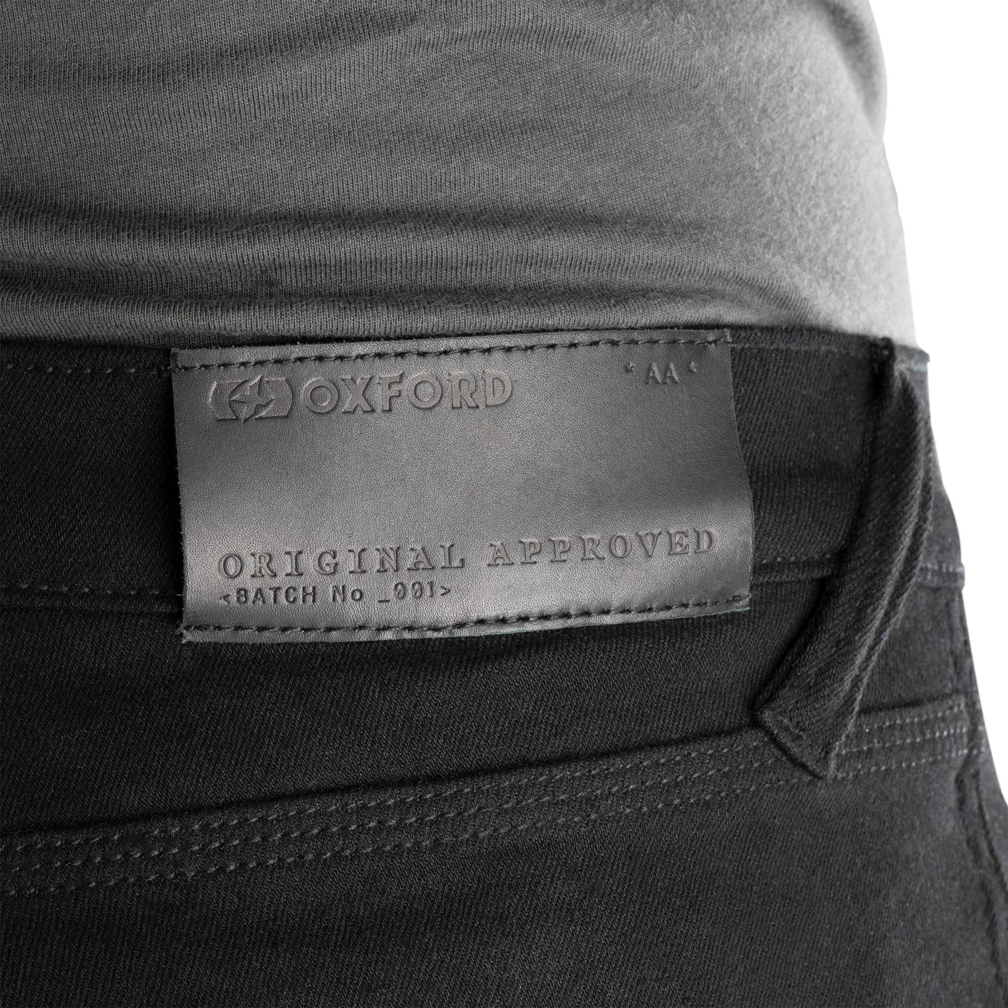 Oxford (2026) Jeans - Super Stretch Armourlite (AA) - Black (Short Leg)