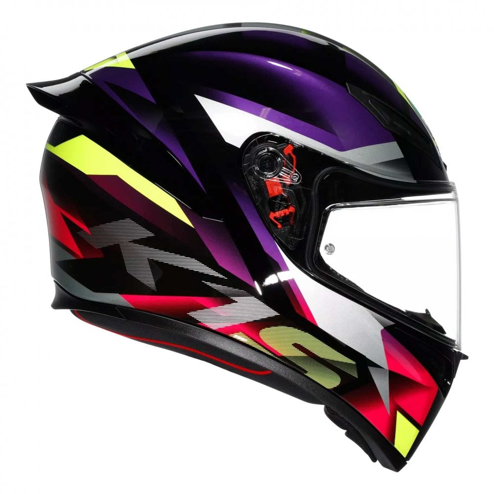 AGV K1-S Fastlap Motorcycle Helmet (Black/Purple/Pink)