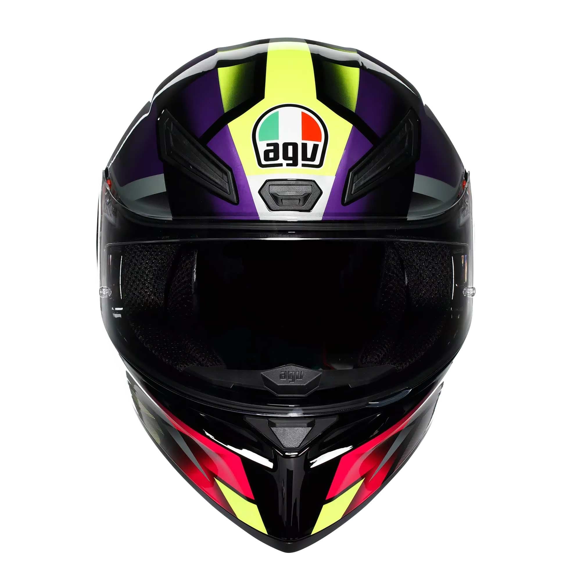 AGV K1-S Fastlap Motorcycle Helmet (Black/Purple/Pink)