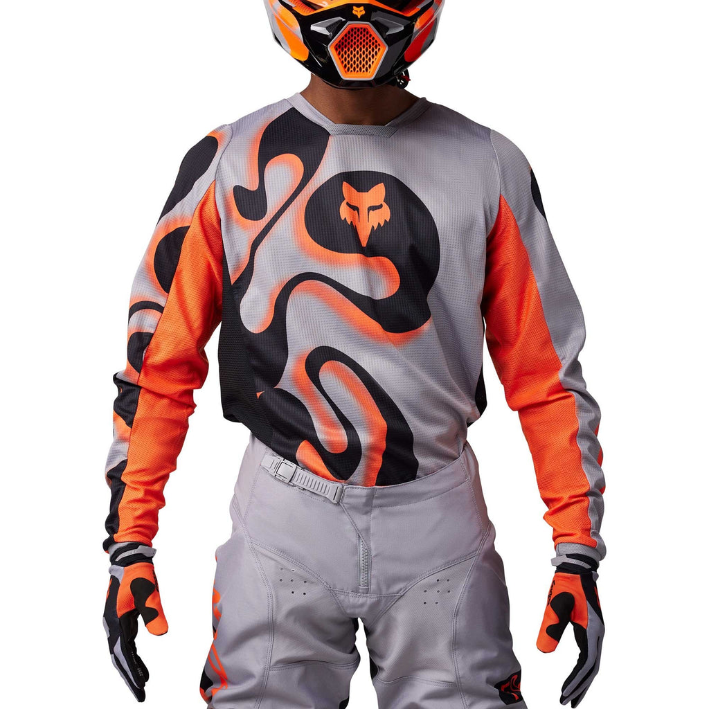 FOX (SALE) Jersey & Pant Kit - 180 EMOTION (Steel Grey/Orange)