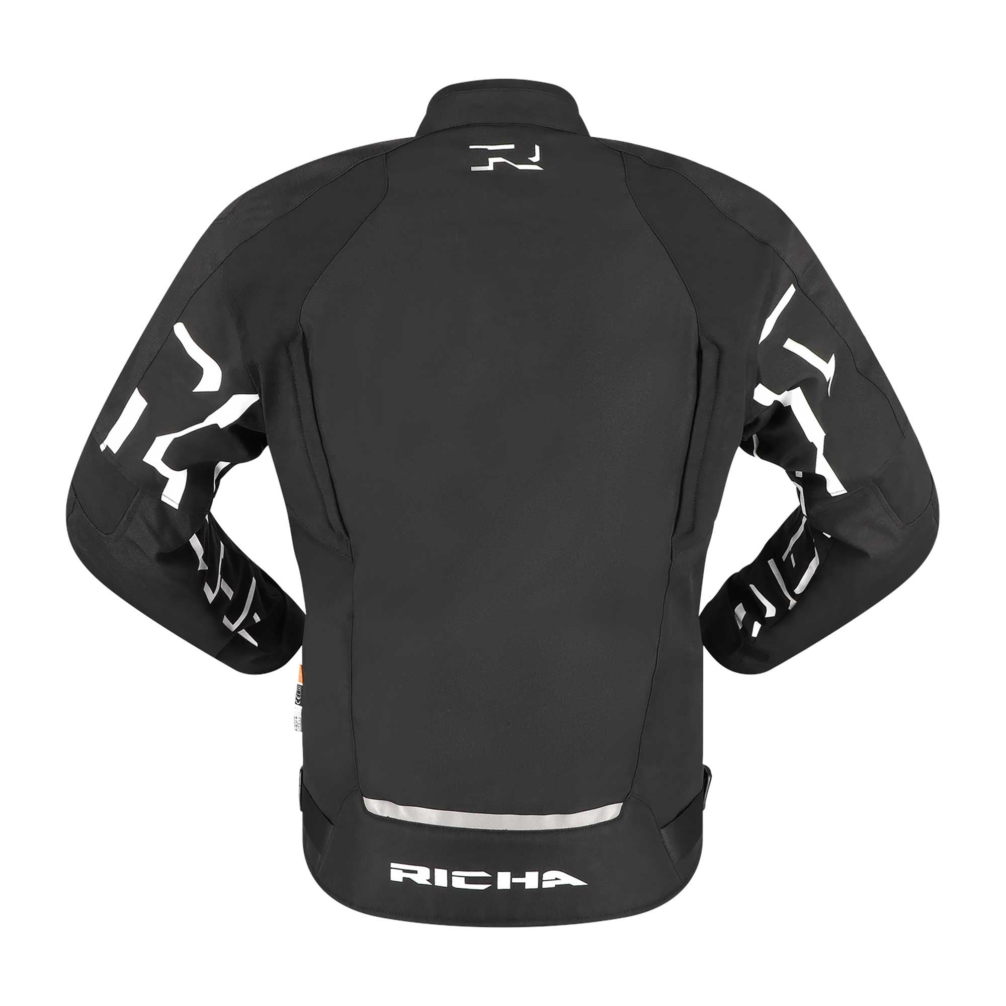 Richa (2026) Jacket - Stradale Textile WP (Black/White)