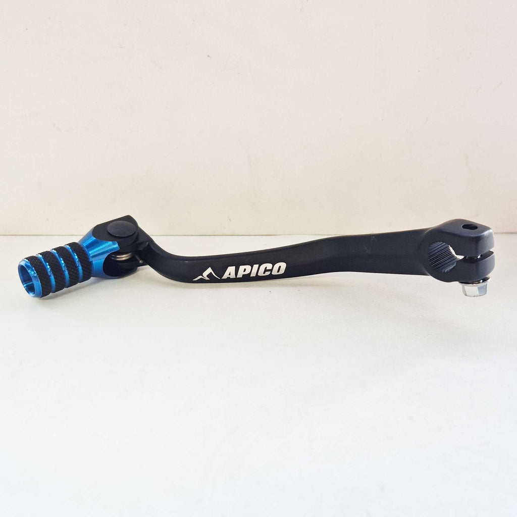 Apico - Gear Lever - Elite - Sherco 4T SE-F250/300 15-26, SE-F450 05-26, SE-F500 19-26 - Black w/Blue