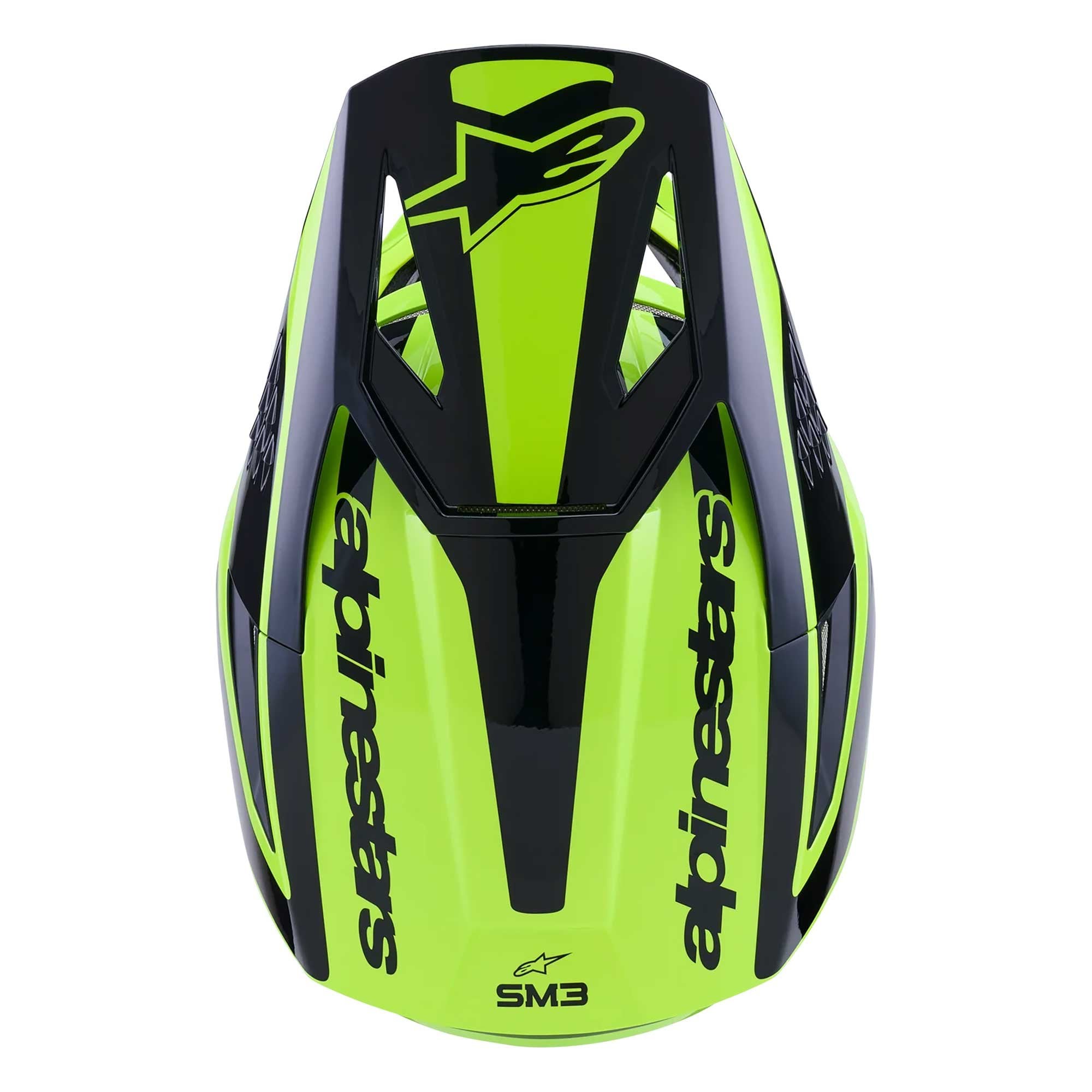 Alpinestars (MX26) MX Helmet - S-M3 HEAT (Yellow Fluo/Black Gloss)