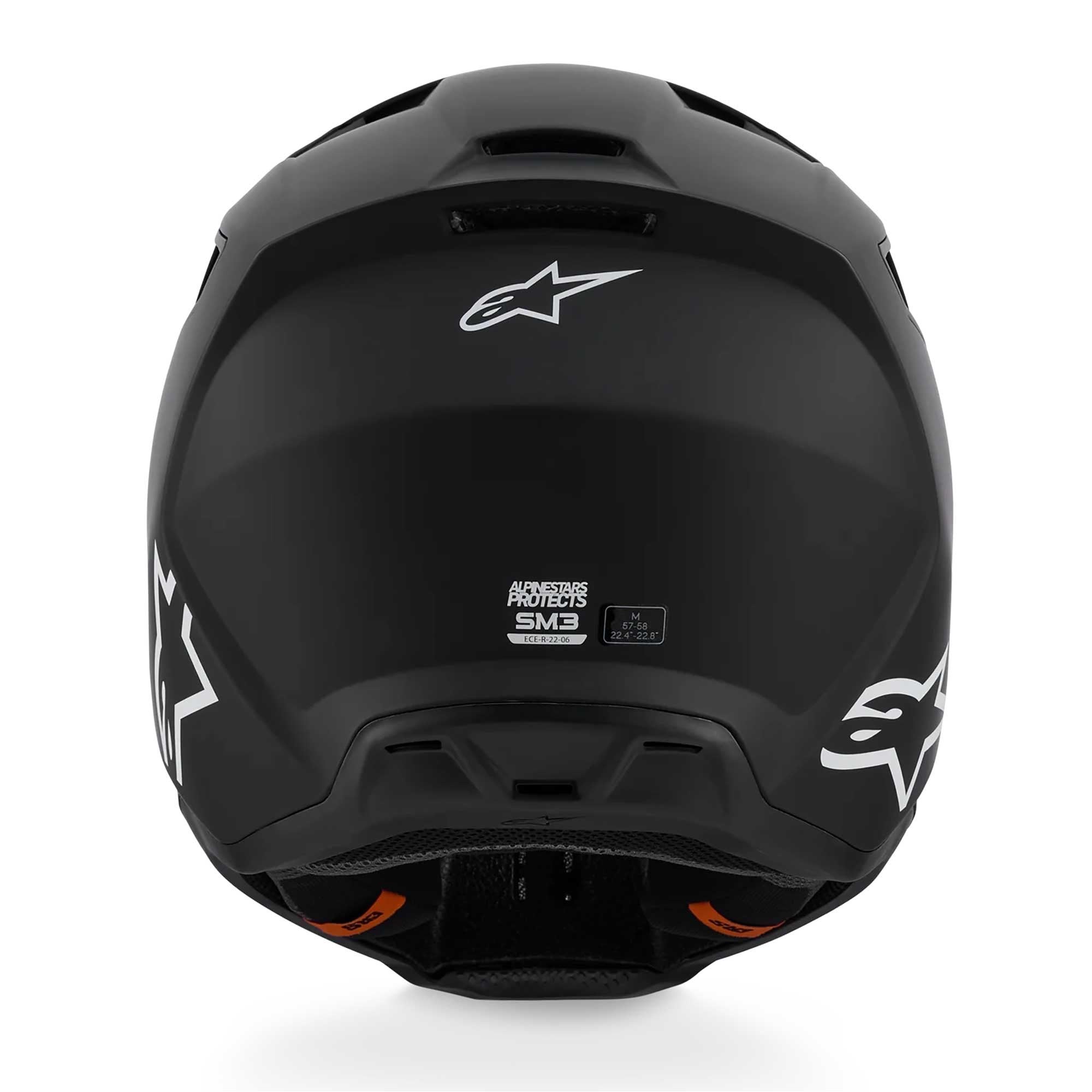 Alpinestars (MX26) MX Helmet - S-M3 SOLID (Matte Black)