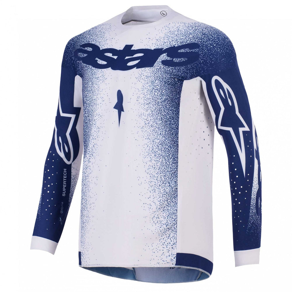 Alpinestars (MX26) MX Jersey - SuperTech SCENZ (Light Grey/Dark Blue)