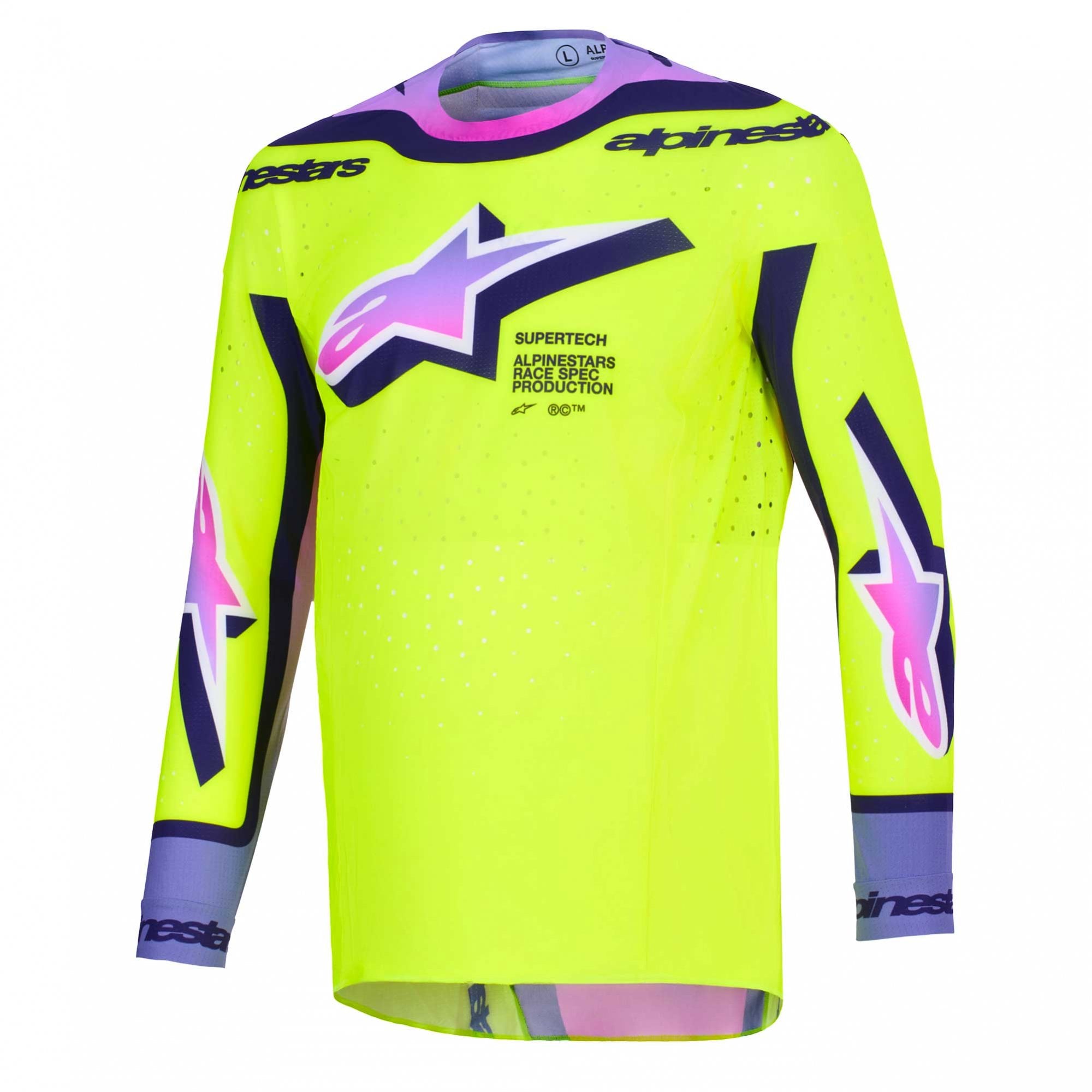 Alpinestars (MX26) MX Jersey - SuperTech VISTA (Yellow/Purple/Black)
