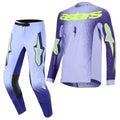 Alpinestars MX Jersey & Pant Kit Deal - SuperTech SCENZ (Purple/Yellow Fluo)