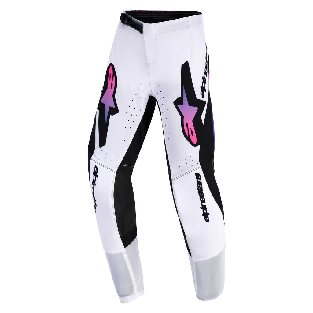 Alpinestars Youth MX Jersey & Pant Kit Deal - SuperTech VISTA (White/Purple/Black)