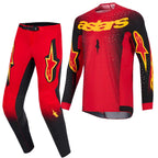 Alpinestars Youth MX Jersey & Pant Kit Deal - SuperTech SCENZ (Red/Black/Yellow)