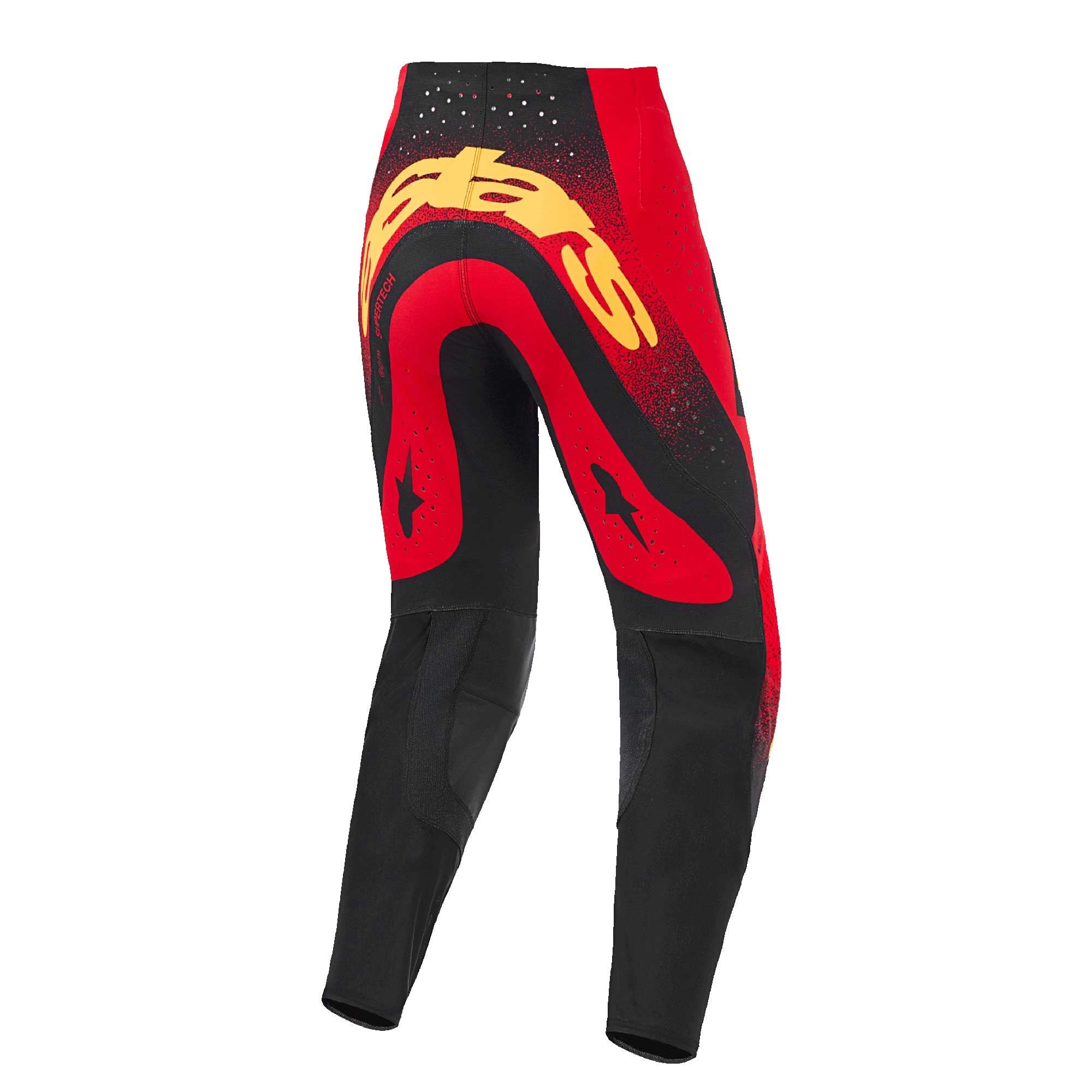 Alpinestars Youth MX Jersey & Pant Kit Deal - SuperTech SCENZ (Red/Black/Yellow)