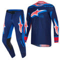 Alpinestars MX Jersey & Pant Kit Deal - SuperTech VISTA (Dark Navy/Hot Coral/Cobalt)