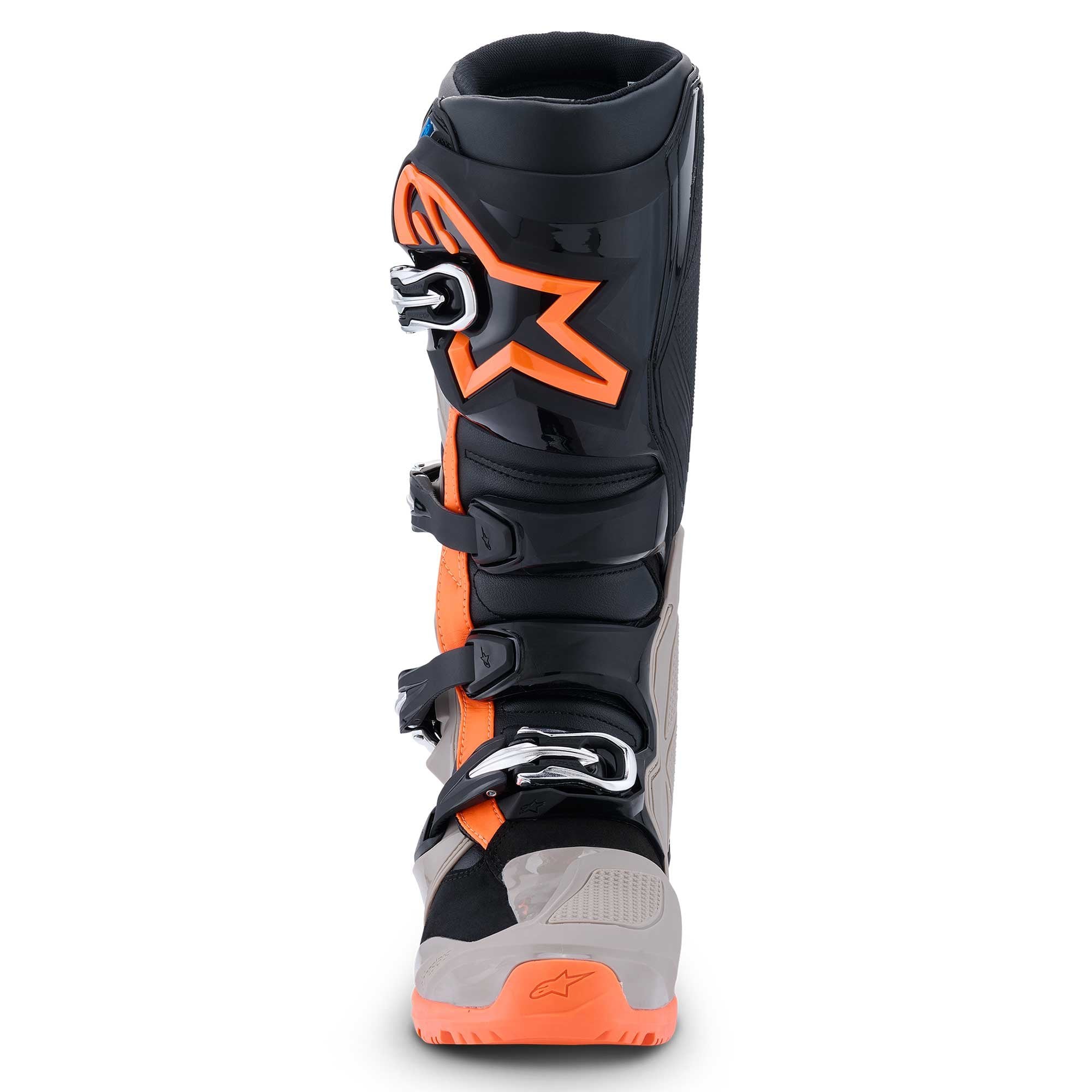 Alpinestars MX Boots - Tech 7 ENDURO **NEW Model** (Black/Warm Grey/Orange Fluo)