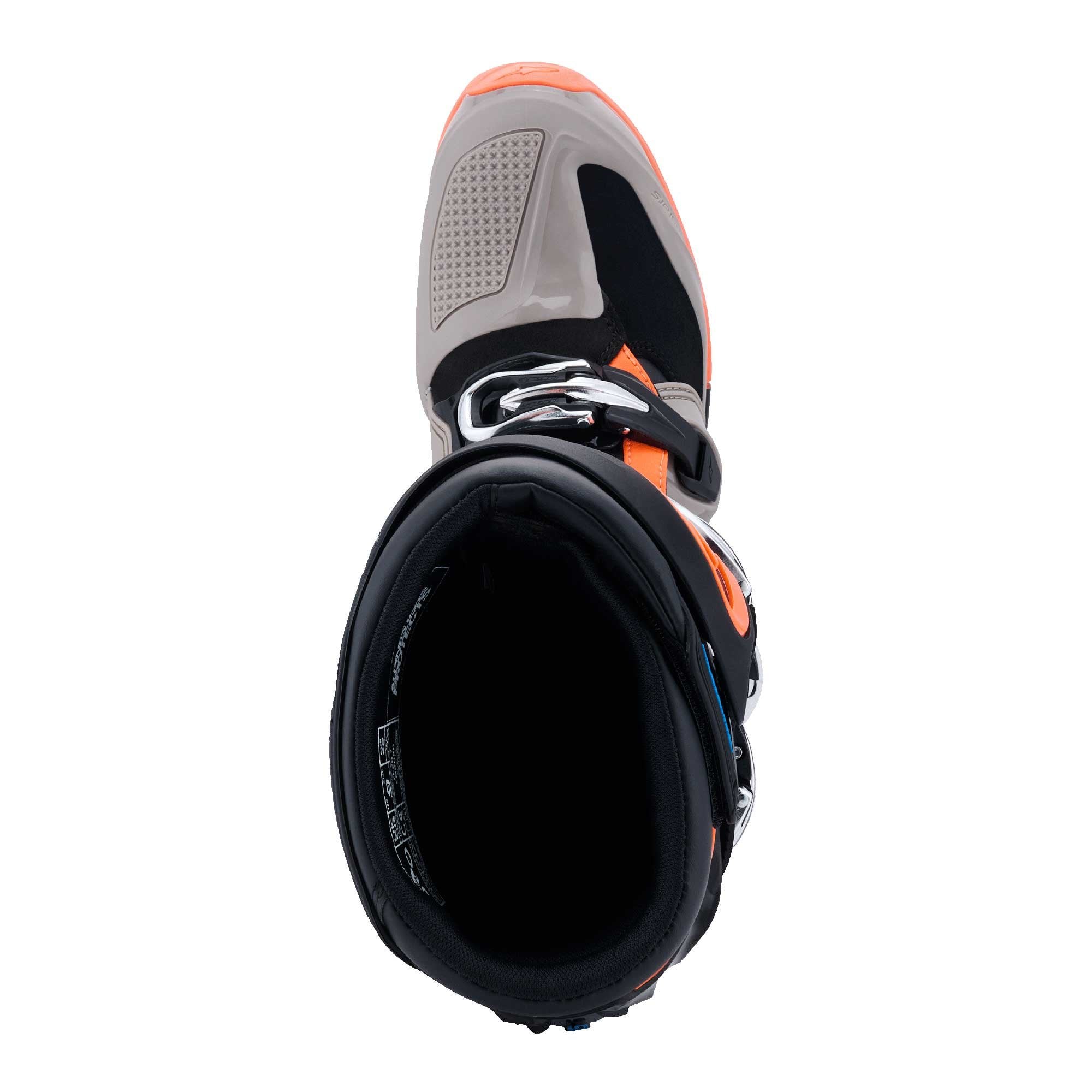 Alpinestars MX Boots - Tech 7 ENDURO **NEW Model** (Black/Warm Grey/Orange Fluo)