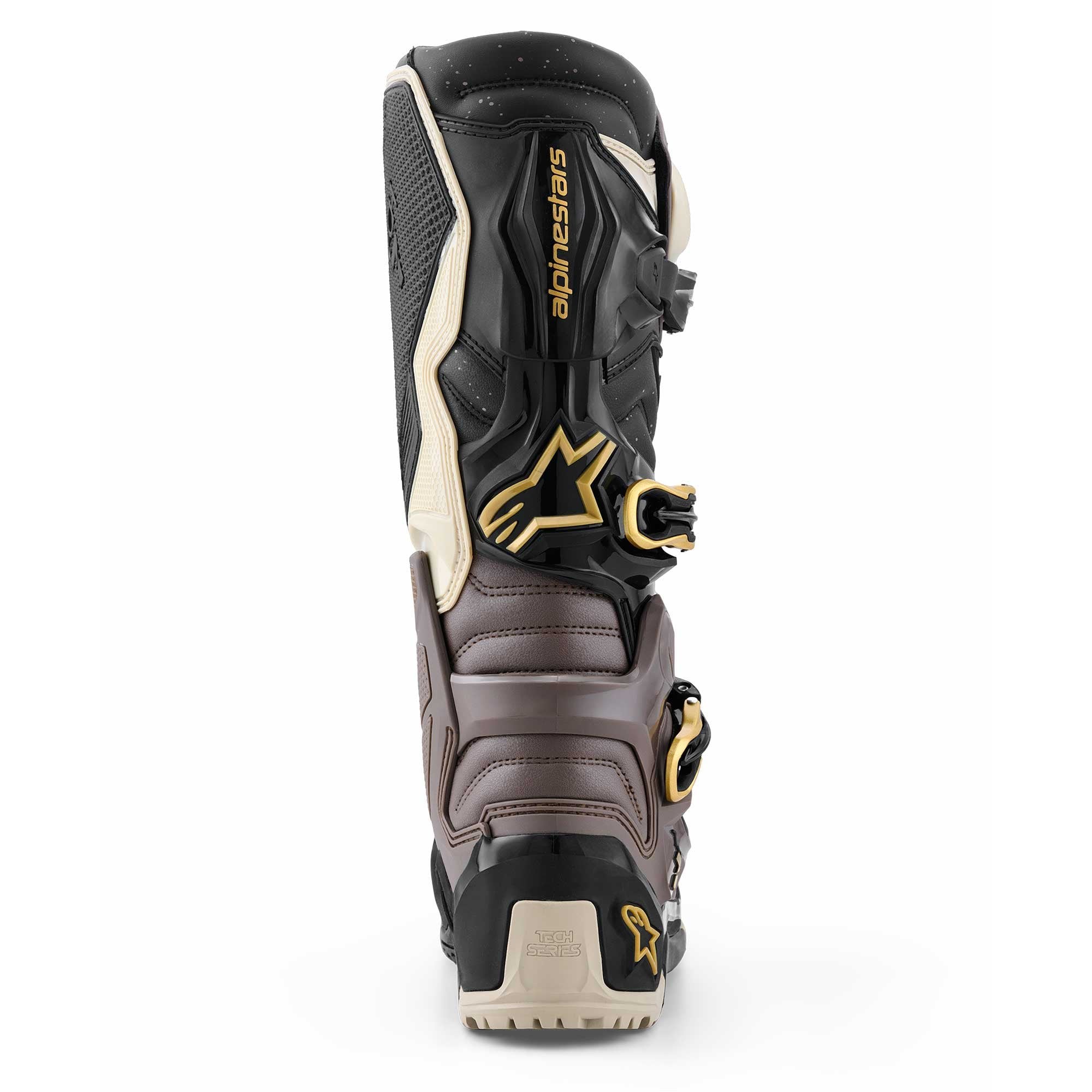 Alpinestars MX Boots - Tech 7 Enduro DRYSTAR **NEW Model** (Black/Dark Grey/Gold)