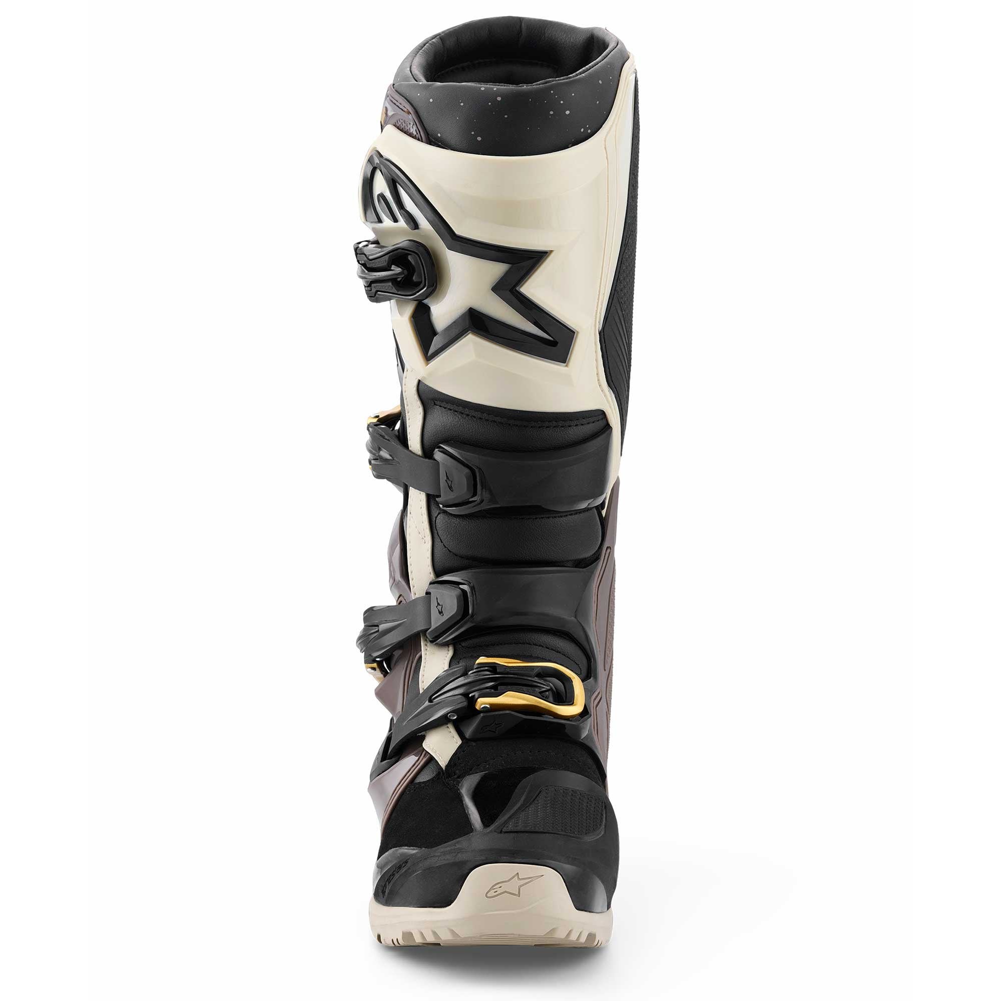 Alpinestars MX Boots - Tech 7 Enduro DRYSTAR **NEW Model** (Black/Dark Grey/Gold)