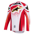 Alpinestars (MX26) MX Jersey - TechStar NOMUR (Light Grey/Red/Black)