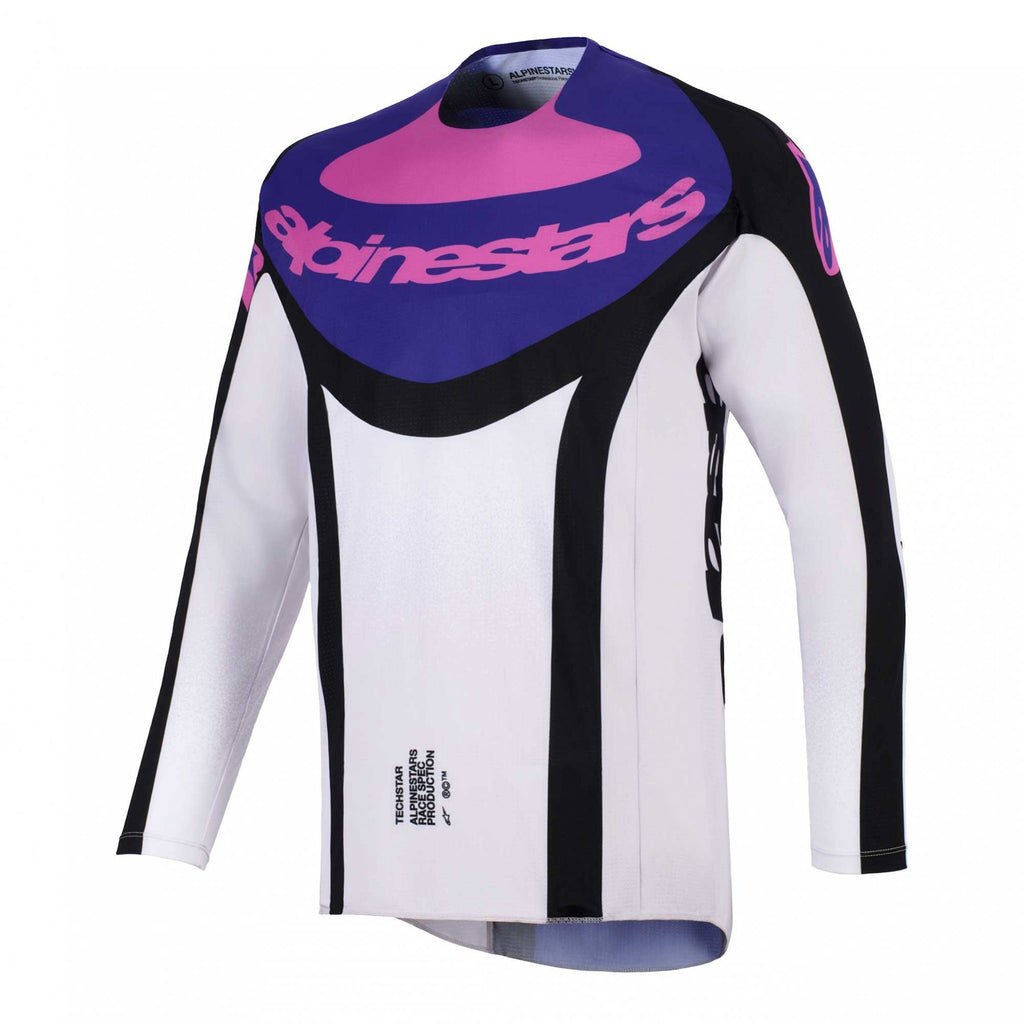 Alpinestars MX Jersey & Pant Kit Deal - TechStar KNIF (Black/Light Grey/Purple)