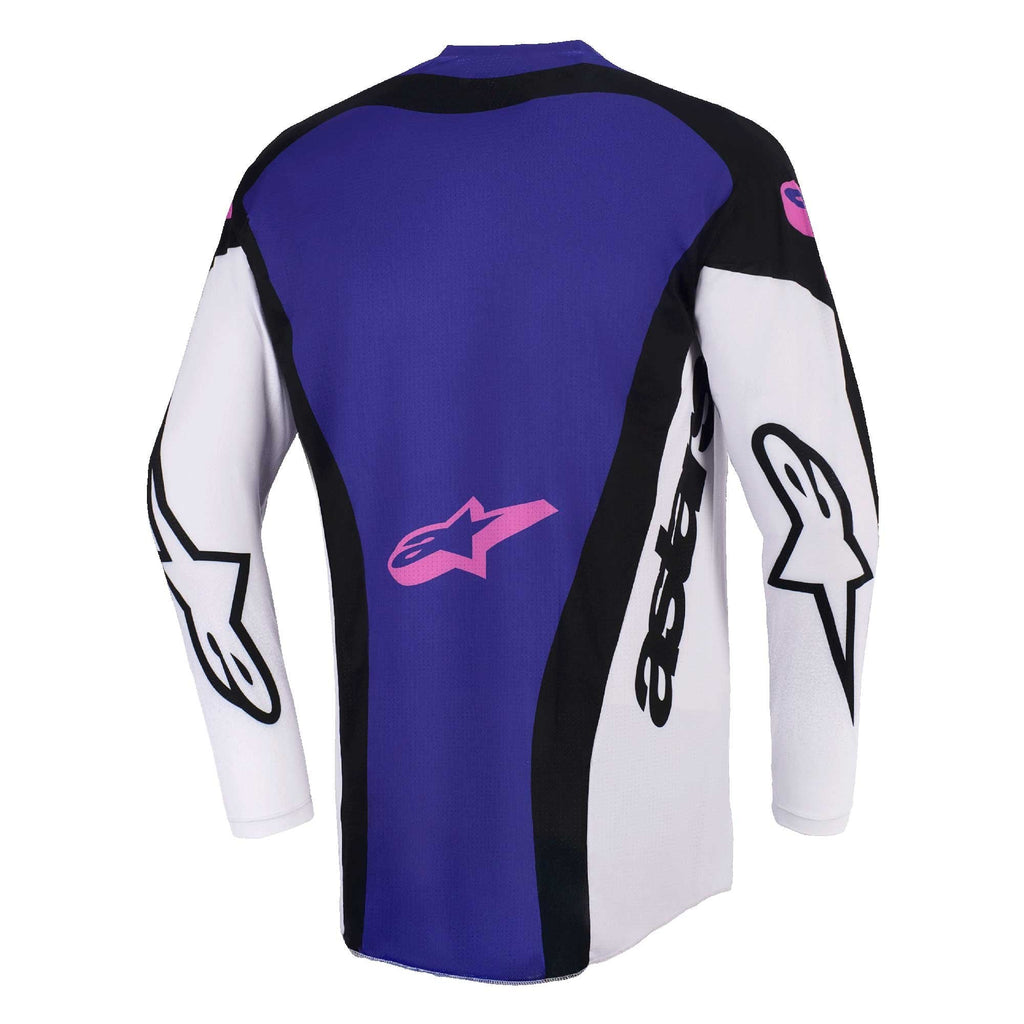 Alpinestars MX Jersey & Pant Kit Deal - TechStar KNIF (Black/Light Grey/Purple)