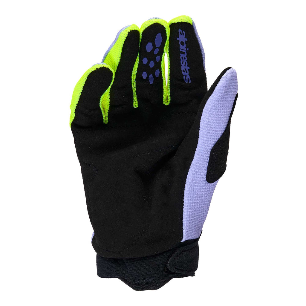 Alpinestars (MX26) Youth & Kids MX Gloves - Full Bore V2 (Purple/Yellow Fluo)