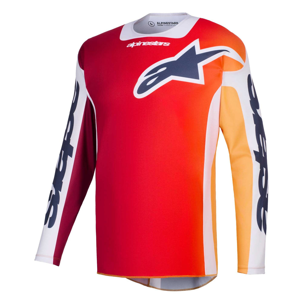 Alpinestars (MX26) MX Jersey - Racer PORTL (Red/Light Grey/Dark Grey)