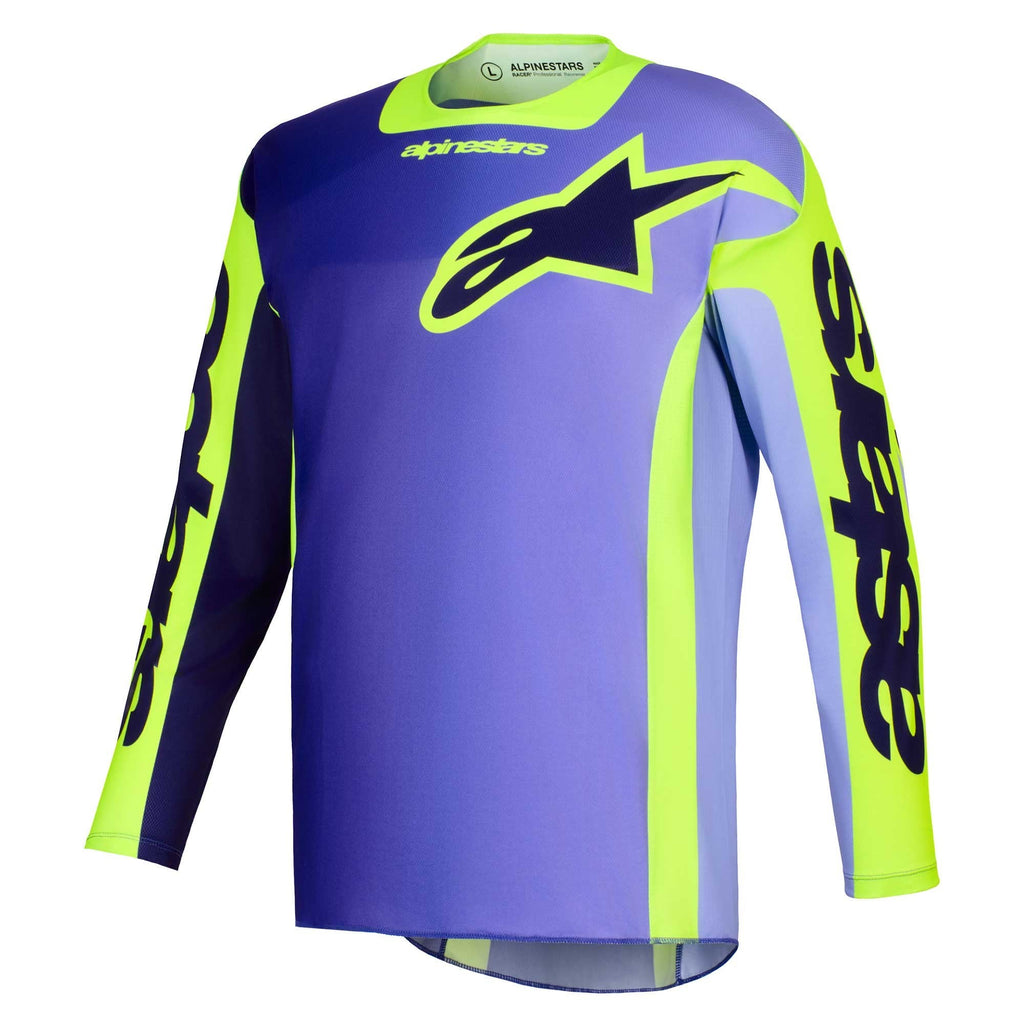 Alpinestars MX Jersey & Pant Kit Deal - Racer PORTL (Purple/Yellow Fluo)