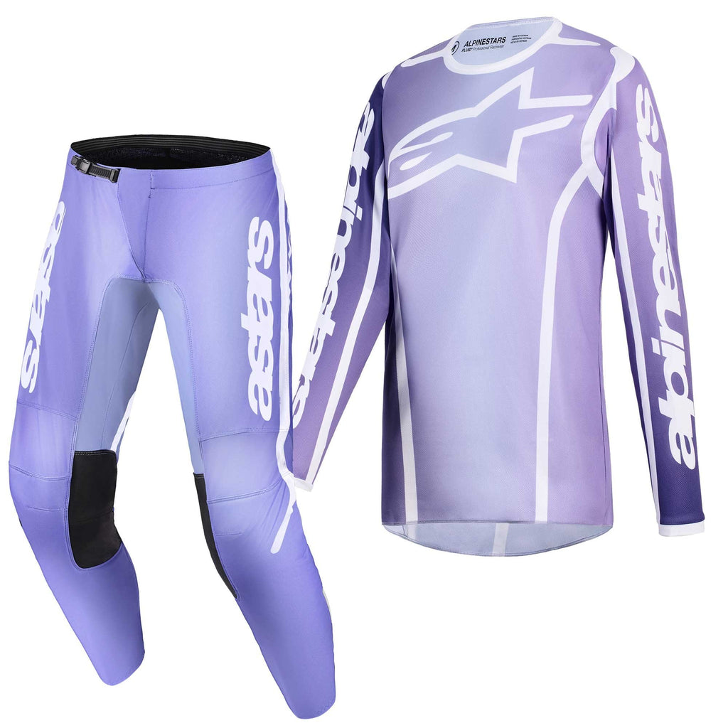 Alpinestars Women's MX Jersey & Pant Kit Deal - Stella Fluid APEX (Violet/White)