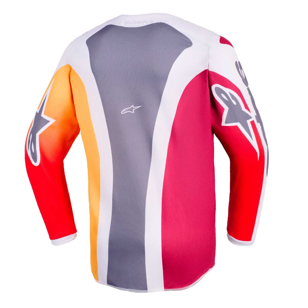 Alpinestars (MX26) Youth MX Jersey - Fluid PORTL (Red/Light Grey/Dark Grey)