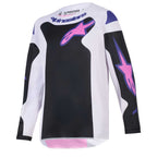 Alpinestars Youth MX Jersey & Pant Kit Deal - Fluid GRID (Black/Light Grey/Purple)