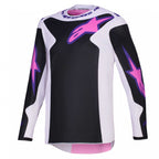 Alpinestars Fluid GRID MX Jersey (Black/Light Grey/Purple)