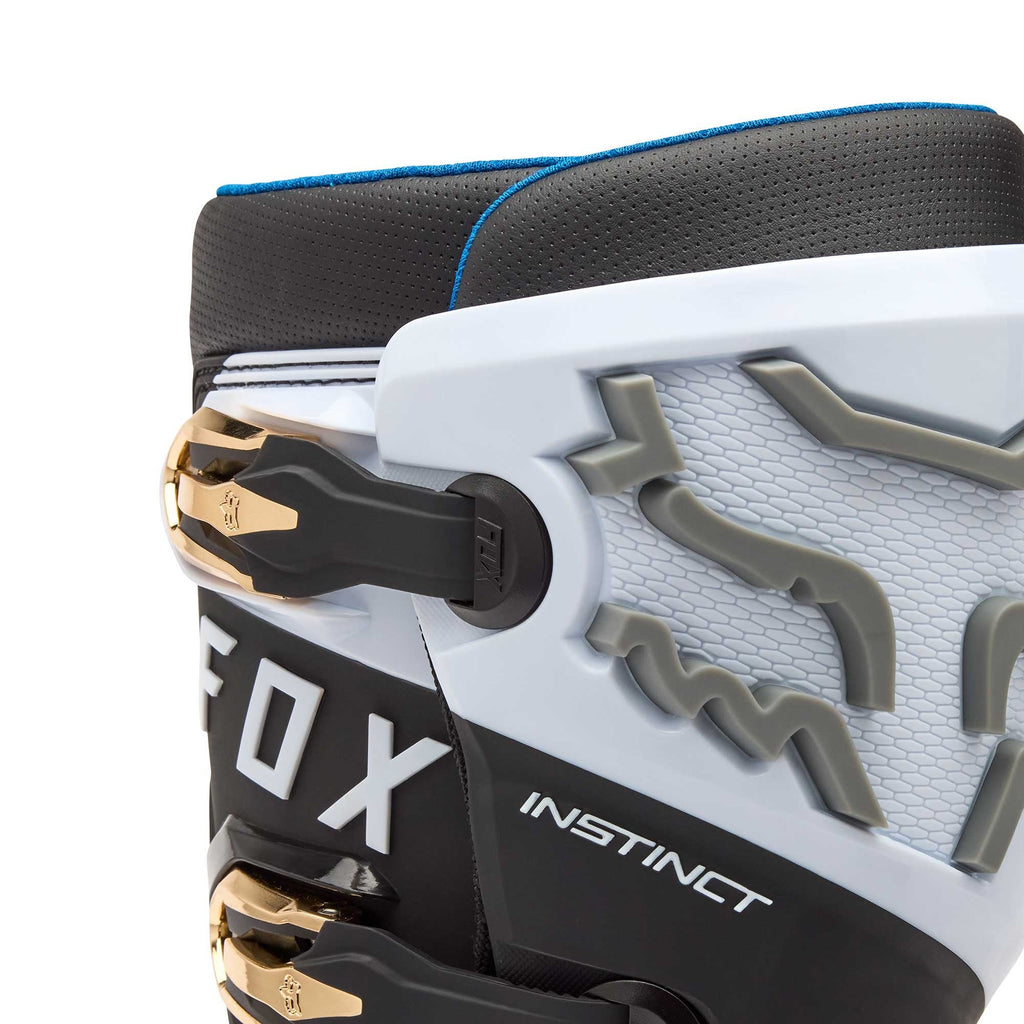 FOX Racing Motocross Boots - INSTINCT 3.0 (White/Black/Grey)