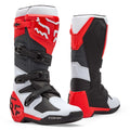 FOX Racing Motocross Boots - COMP (White/Fluo Red/Black)