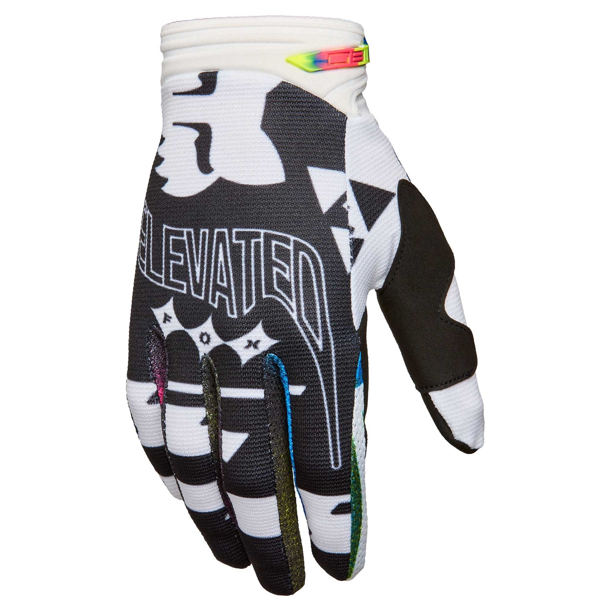 FOX Racing MX | Enduro | MTB Gloves - 180 IMAGE COSMO (White/Black)
