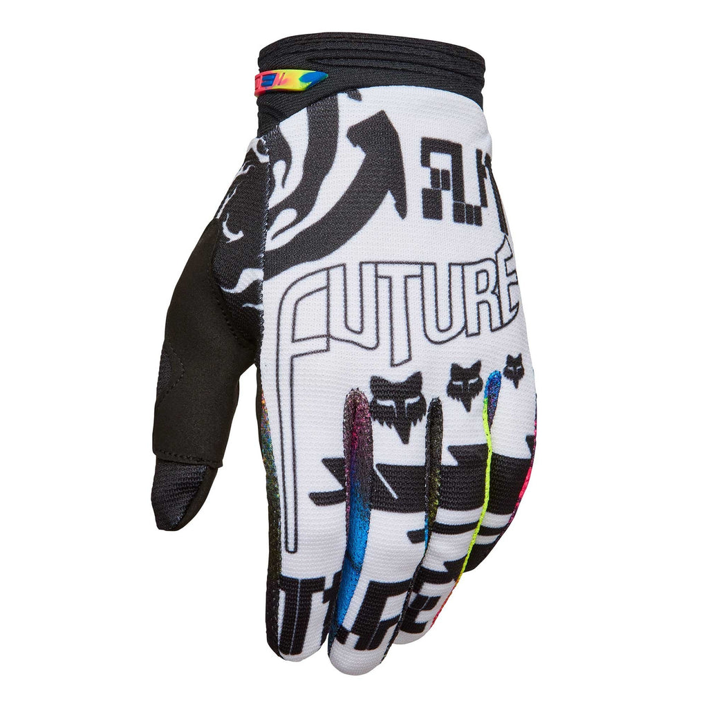 FOX Racing MX | Enduro | MTB Gloves - 180 IMAGE COSMO (White/Black)