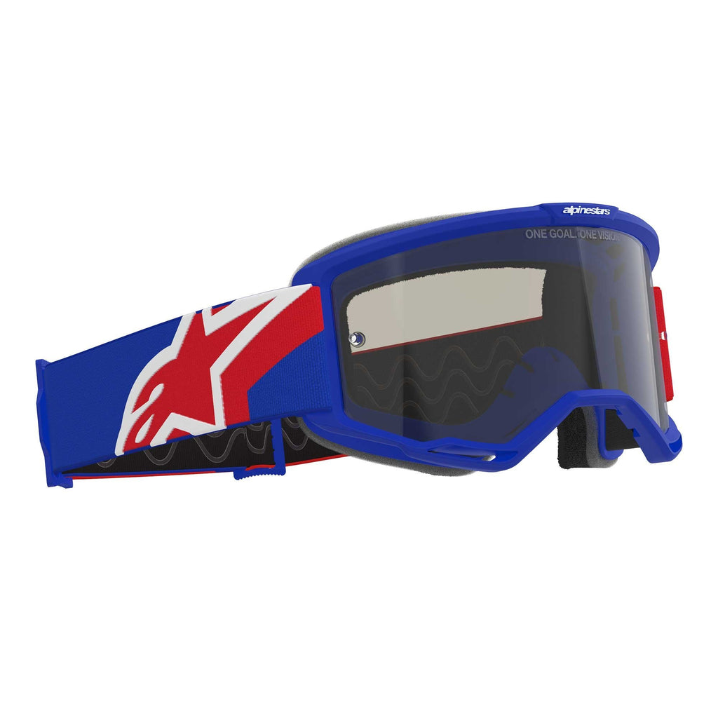 Alpinestars (MX26) Goggles - Vision SAND (Blue/Red/White) Dark Smoke Lens