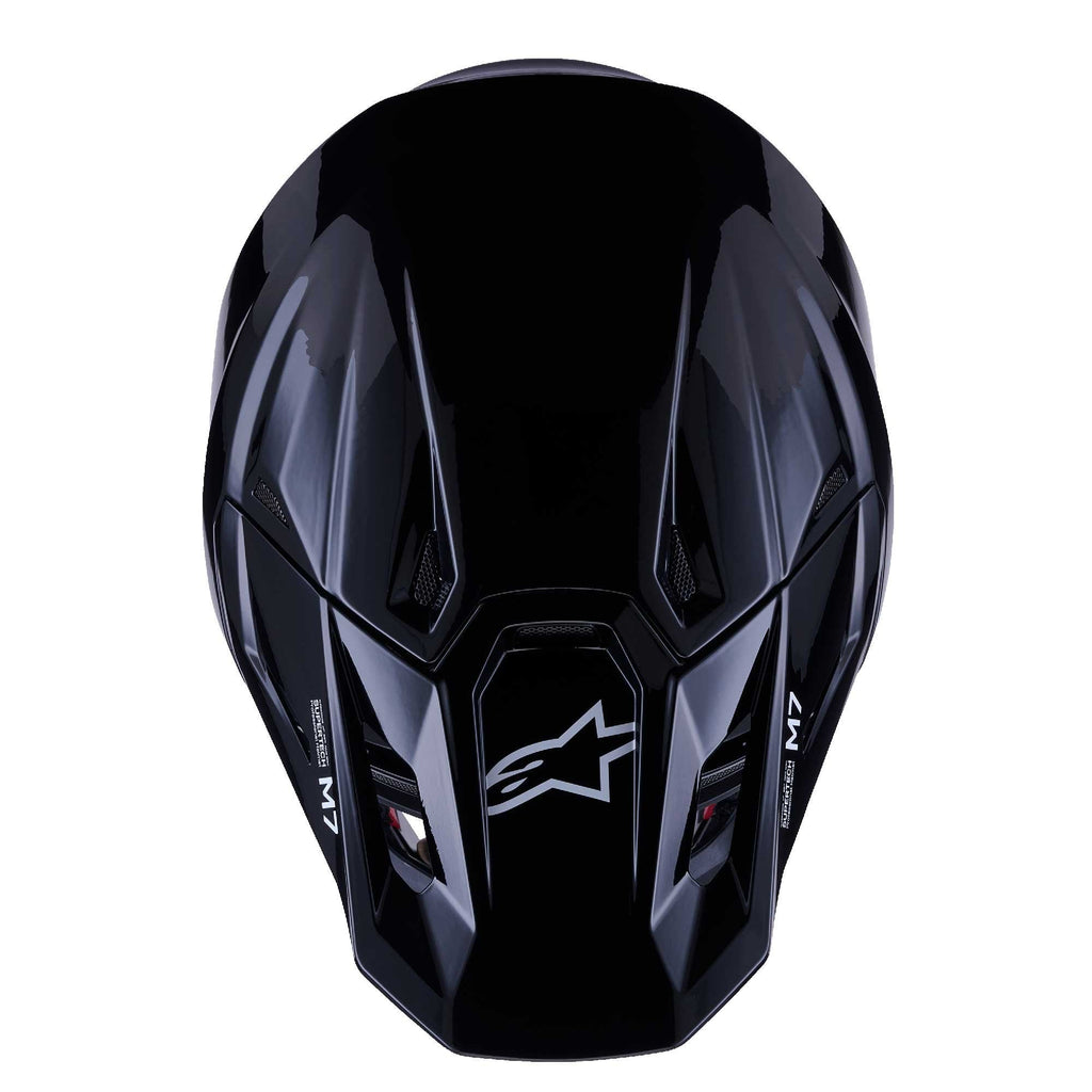 Alpinestars (MX26) MX Helmet - S-M7 SOLID (Black Gloss)