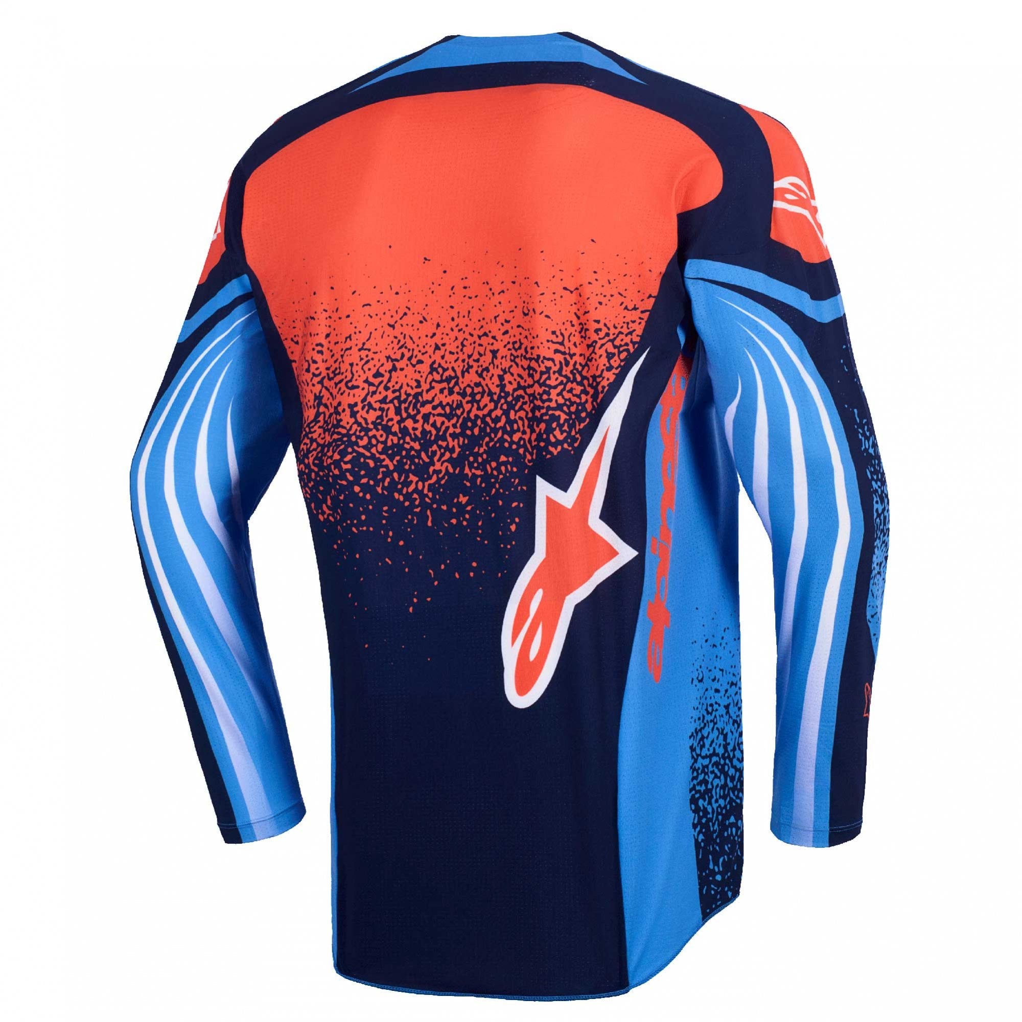 Alpinestars MX Jersey & Pant Kit Deal - TechStar NOMUR (Dark Navy/Orange/UCLA Blue)