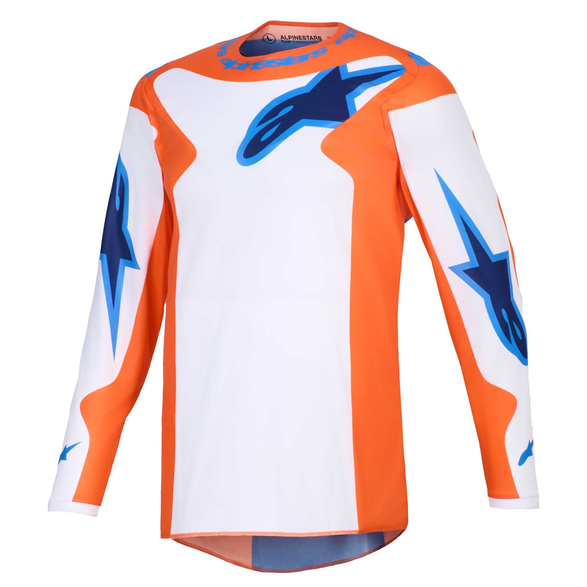 Alpinestars MX Jersey & Pant Kit Deal - Fluid GRID (Orange/UCLA Blue)