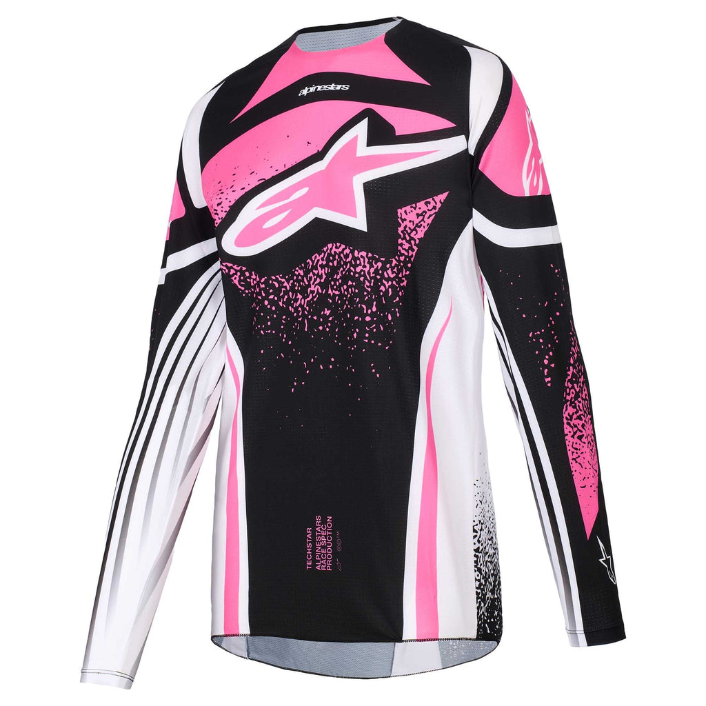 Alpinestars Women's MX Jersey & Pant Kit Deal - Stella TechStar NOMUR (Black/White/Fuchsia)