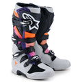 Alpinestars MX Boots - Tech 7 **NEW Model** (Black/Light Grey/Orange Fluo/Magento)