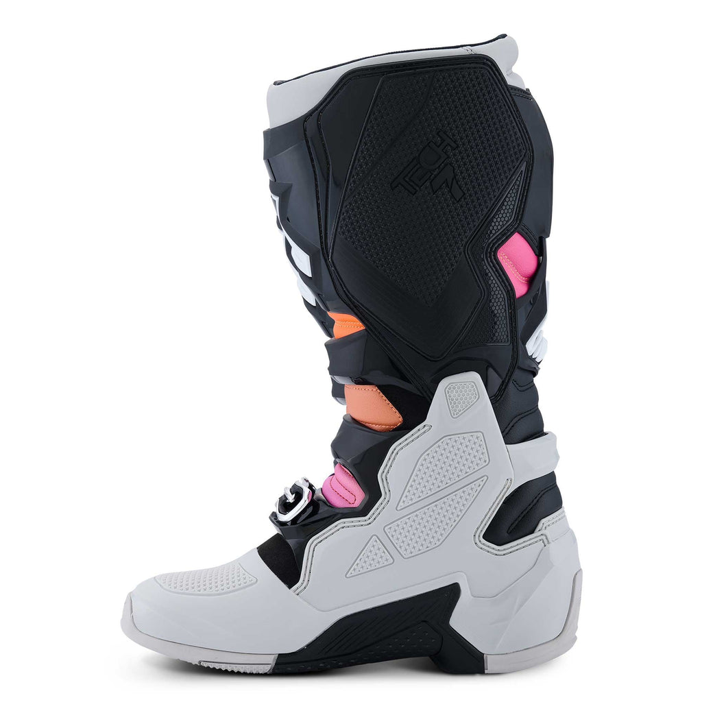 Alpinestars MX Boots - Tech 7 **NEW Model** (Black/Light Grey/Orange Fluo/Magento)