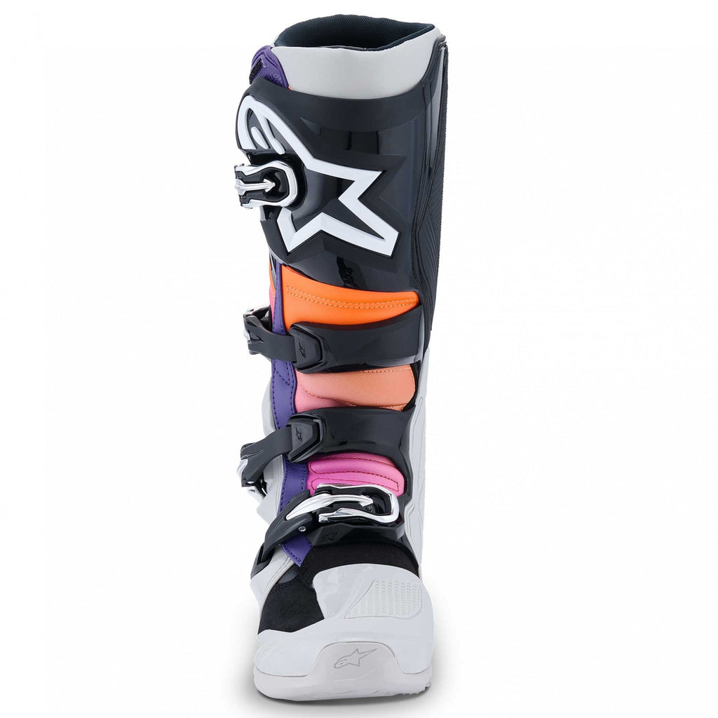 Alpinestars MX Boots - Tech 7 **NEW Model** (Black/Light Grey/Orange Fluo/Magento)