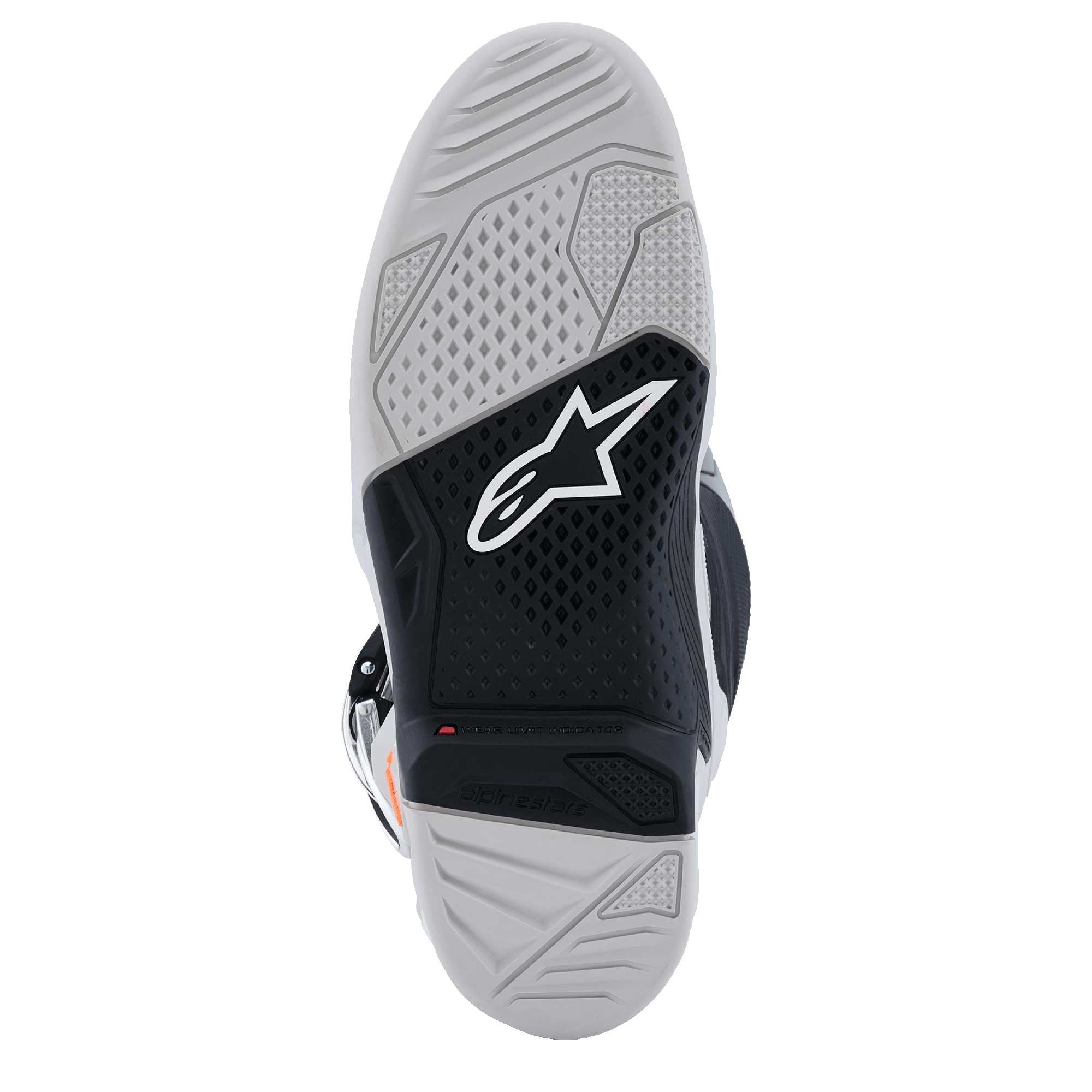 Alpinestars MX Boots - Tech 7 **NEW Model** (Black/Light Grey/Orange Fluo/Magento)
