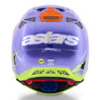 Alpinestars S-M10 Jett Lawrence MX | Enduro Helmet (Purple/Pink Fluo/Yellow Fluo Gloss)