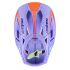 Alpinestars S-M10 Jett Lawrence MX | Enduro Helmet (Purple/Pink Fluo/Yellow Fluo Gloss)